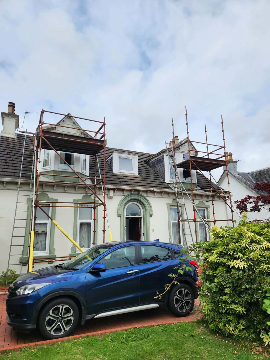Period property roof works, Ayrshire